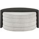 Florence Black and Gray D Shape Nesting Cocktail Table