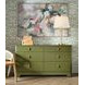 Kilmer Olive Green Matte Lacquer 6 Drawer Dresser