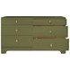 Kilmer Olive Green Matte Lacquer 6 Drawer Dresser
