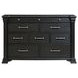 Paterson Black 10 Drawer Dresser