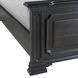 Paterson Black King Panel Court Bed with USB Charging and LED