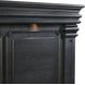 Paterson Black and Gray King Upholstered Storage Panel Bed with LED