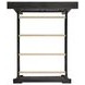 Paterson Black Bedroom Set with USB Charging and LED