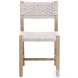 Kitts White Speckle Twist Rope Outdoor  Dining Chair Set of 2