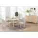 Essence Natural and White 3 Door Marble Top Server
