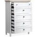 Windmill Harbour White Whisp and Sand 5 Drawer Chest