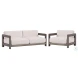 Montaigne Cream Performance Fabric Outdoor Conversation Set