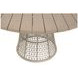 Knit Beige 54" Round Outdoor Dining Table