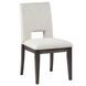 Evan White Upholstered Side Chair Set of 2
