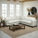 Kona White Leather Modular Sectional