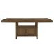 Garland Brown Extendable Rectangular Storage Counter Height Dining Room Set