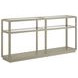 Glaze Bezel Square Glass Top Occassional Table Set