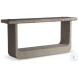 Azzura Weathered Greige Honed Silver Travertine Console Table