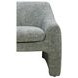 Kenzie Slated Moss Upholstered Accent Chair