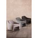 Kenzie Slated Moss Upholstered Accent Chair