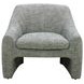 Kenzie Slated Moss Upholstered Accent Chair