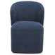 Larson Navy Blue Performance Fabric Upholstered Dining Chair
