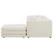 Lowtide Warm White 4 Piece Modular Lounge Sectional with Pillows