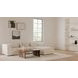 Lowtide Warm White 4 Piece Modular Lounge Sectional with Pillows