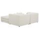 Lowtide Warm White Modular Nook Sectional with Pillows