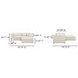 Lowtide Warm White Modular Nook Sectional with Pillows