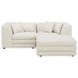 Lowtide Warm White Modular Nook Sectional with Pillows