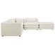 Lowtide Warm White 5 Piece Modular Dream Sectional with Pillows