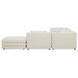 Lowtide Warm White 5 Piece Modular Dream Sectional with Pillows