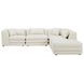 Lowtide Warm White 5 Piece Modular Dream Sectional with Pillows