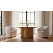 Sandy Off White Upholstered Dining Chair