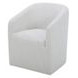 Sandy Off White Upholstered Dining Chair