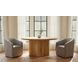 Sandy Beige Performance Fabric Upholstered Dining Chair
