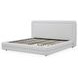 Tory Pebble King Upholstered Platform Bed