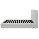 Tory Pebble King Upholstered Platform Bed