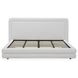 Tory Pebble Queen Upholstered Platform Bed