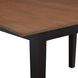 Joplin Walnut and Ebony 62" Extendable Rectangular Dining Table
