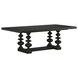 Atrium Black 108" Rectangular Dining Table