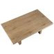 Aubrey Brown Rectangular Coffee Table
