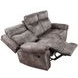 Nashville Gray 88" Manual Reclining Sofa with Drop-Down Console and USB Charging