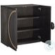 P301795 Black 2 Door Accent Chest