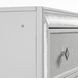 Stardust White 5 Drawer Chest with LED