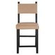 Aubrey Black and Beige Counter Height Chair Set of 2