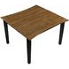 Joplin Black and Brown 54" Extendable Square Counter Height Table
