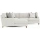 Mila Beige 4 Piece Modular Sectional with Pillows