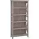 Key West Washed Gray 5 Shelf Bookcase