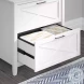 Key West Pure White Oak 2 Drawer Lateral File Cabinet