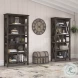 Key West Dark Gray Hickory 2 Piece Bookcase Set