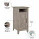 Key West Washed Gray Small Storage Cabinet With Door