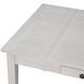 Echo White 66" Rectangular Drawer Dining Table