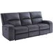 Lovell Gray 87" Power Reclining Sofa with USB Charging